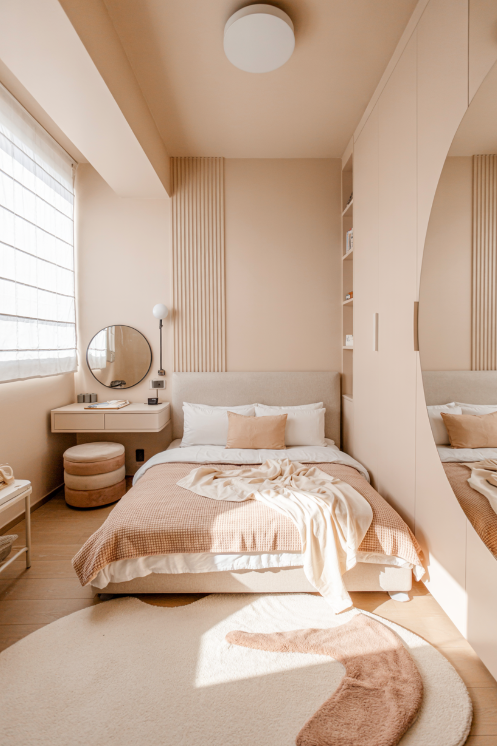 How to Design a Cozy, Modern, Multi-Use Small Bedroom