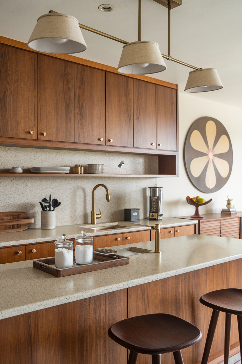 How To Design and Style a Mid-Century Modern Kitchen
