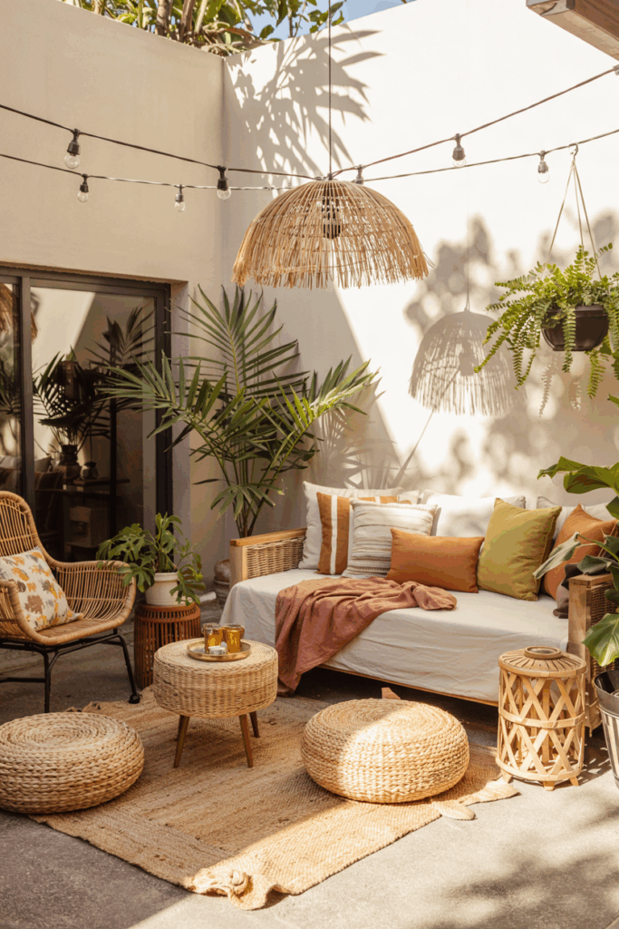 boho patio